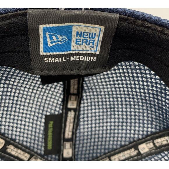 New Era Small Medium True Fitted Michigan Wolverines Cap Hat Navy - Picture 9 of 10